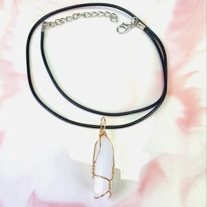 Natural Stone Pendant Necklace